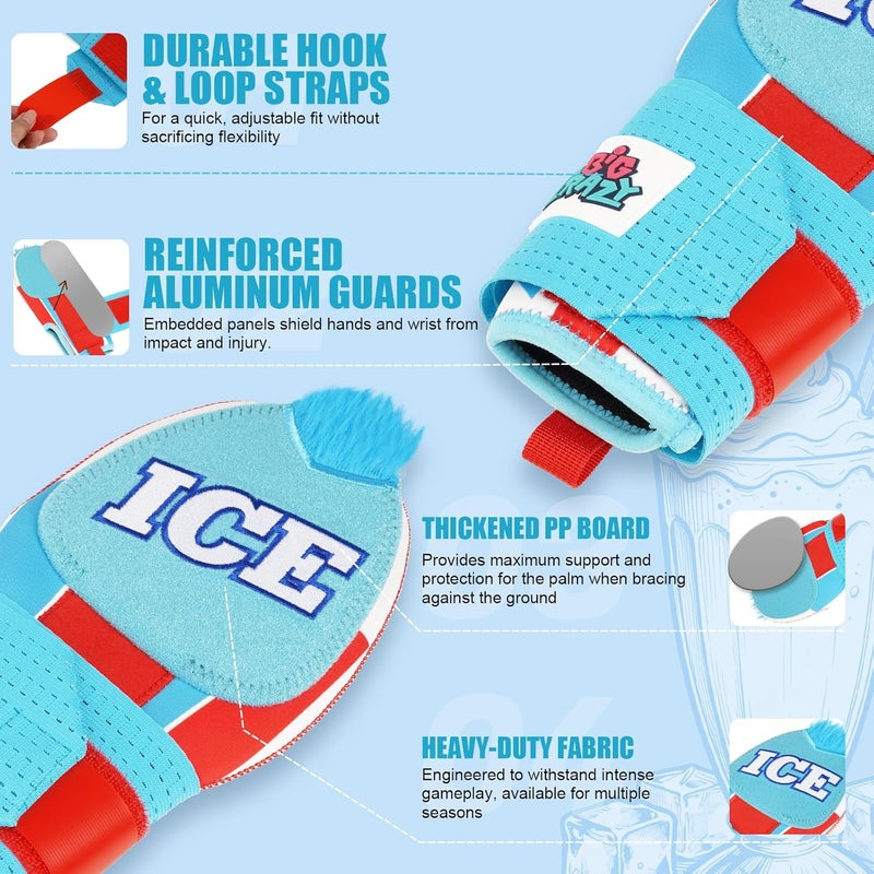 Big Crazy Baseball Sliding Mitt Youth and Adult, Drippy Drip Accessory, Flexible Breathable Durable, Funny Design - Image 2